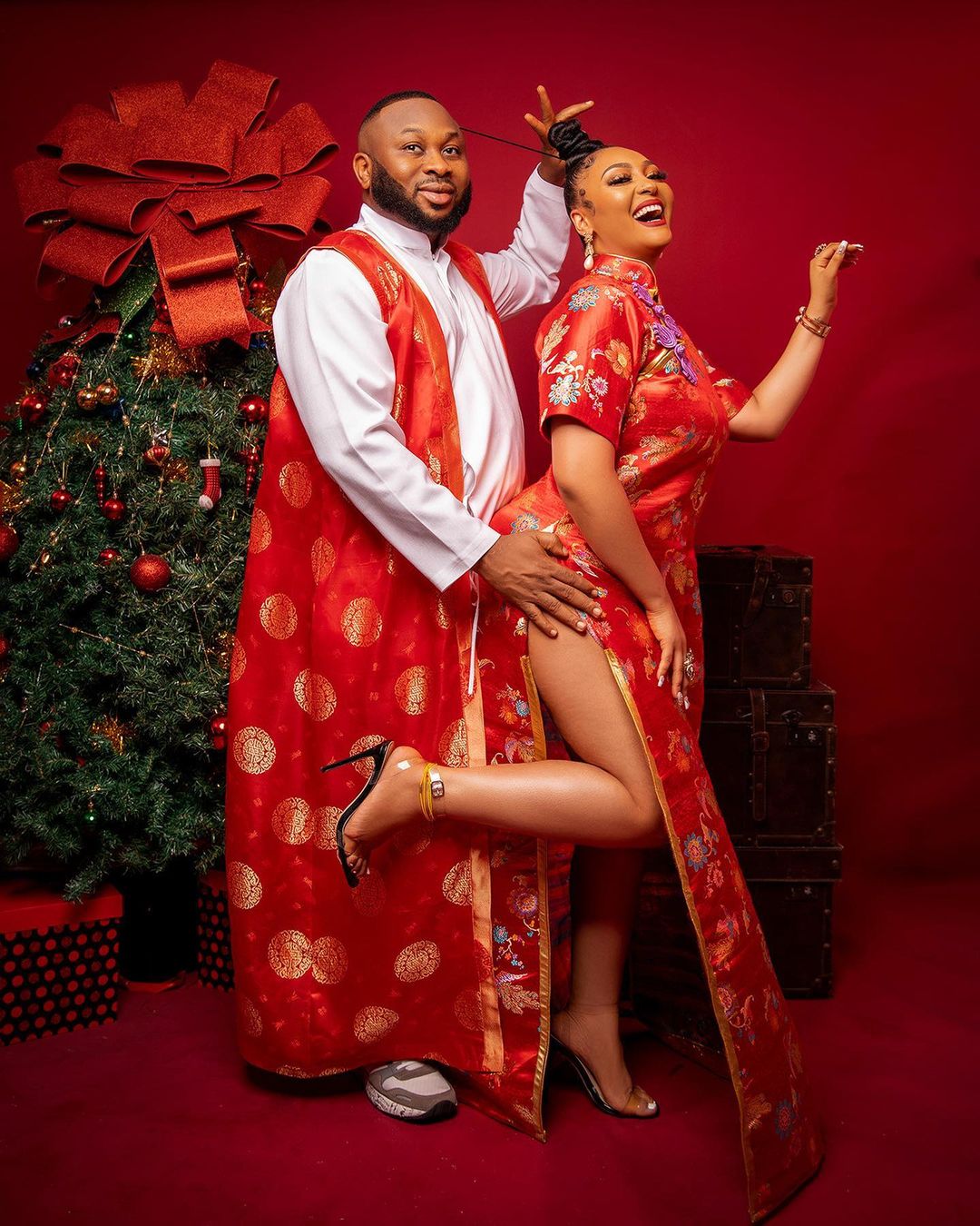 Actress Rosy Meurer hails her husband, Olakunle Churchill on his 39th birthday