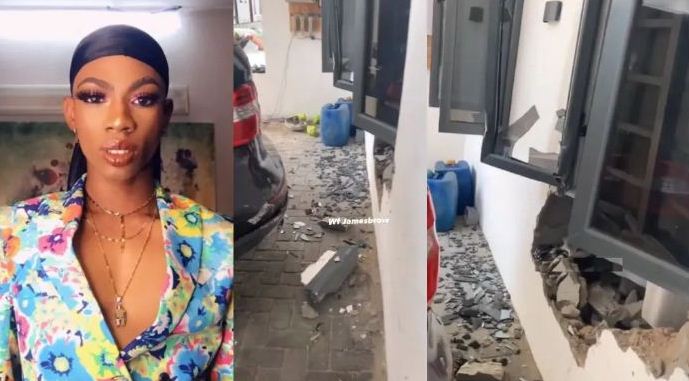 James Brown wails over his 25m Benz crashing into his new acquired house