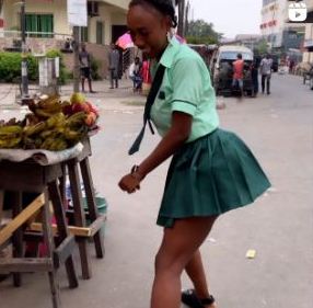 ﻿﻿﻿﻿﻿﻿HUSBAND SEARCH: Korra Obidi causes stir with skimpy CDSS uniform worn in Lagos