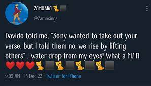 Afro-pop singer, Zamorra says "Davido isn’t human!"