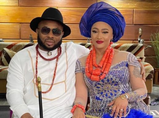 Tonto Dikeh’s ex-husband, Churchill and Wife celebrate 3rd wedding anniversary
