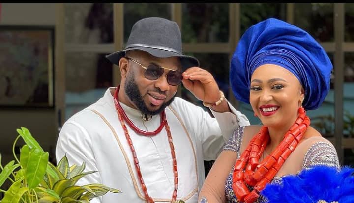 Tonto Dikeh’s ex-husband, Churchill and Wife celebrate 3rd wedding anniversary
