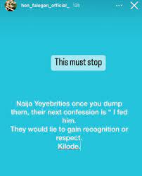 Dave Ogbeni slams Tonto Dikeh and Falegan for constantly dragging each other to public