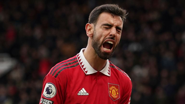 I let down my teammates – Bruno Fernandes