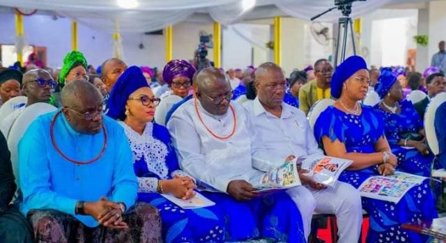 Gen Tuoyo: Okowa, Ibori, Manager, Oborevwori, others bid farewell to Uduaghan’s Late Father-In-Law
