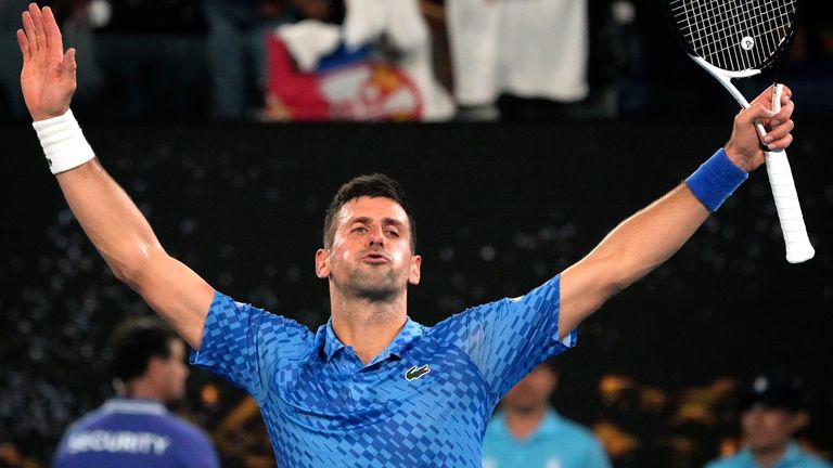 Tennis Star, Novak Djokovic seeks 10th Australia open against  rival Tsitsipas