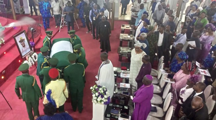 Just In: Ibori,Gen Nwanchukwu, Okowa’s wife, Oguma, others grace Uduaghan’s father -in-law burial