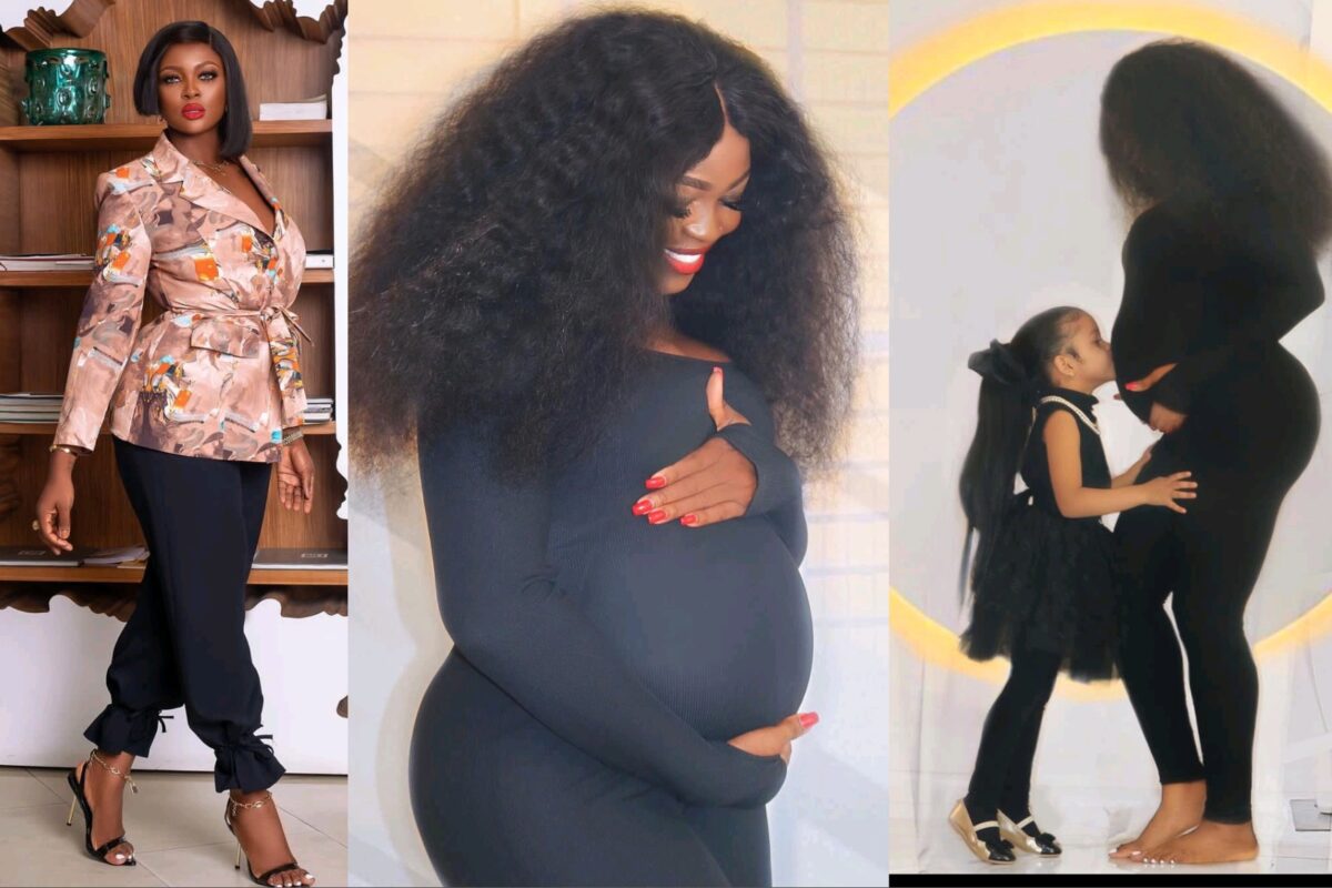 BBNaija’s Ka3na shows off her baby bump as she expects second child