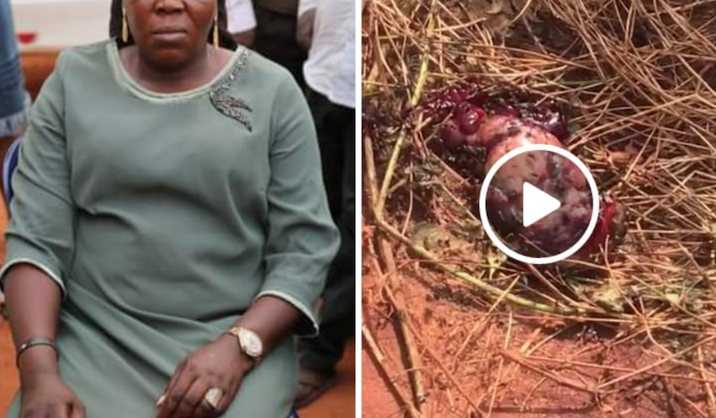VIDEO: Woman pushes out "dead animal" from her stomach after receiving miracle water