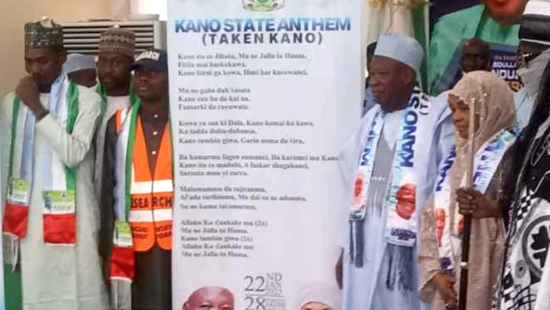 Kano Govt unveils State Anthem