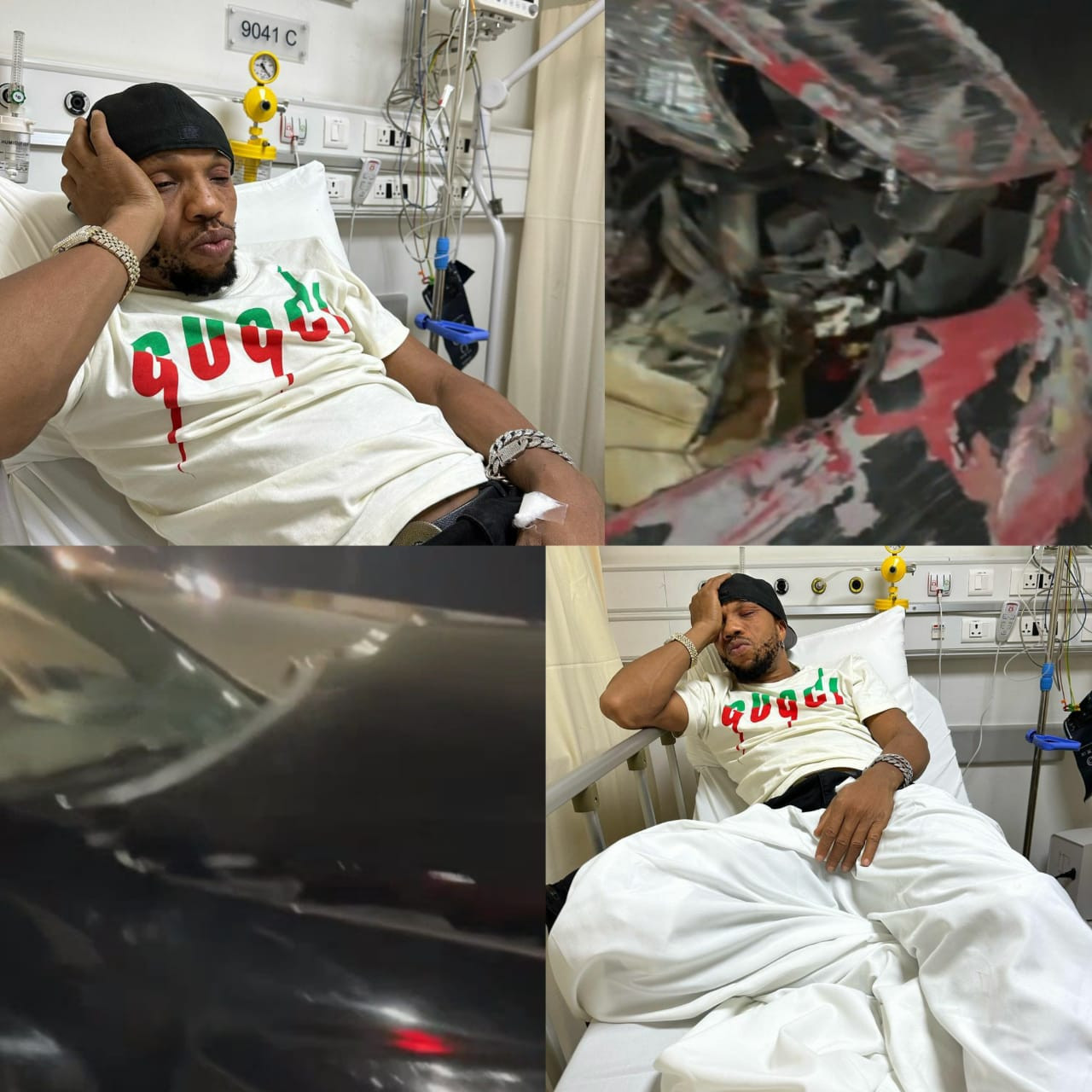 Okocha discharged from hospital one week after ghastly car accident