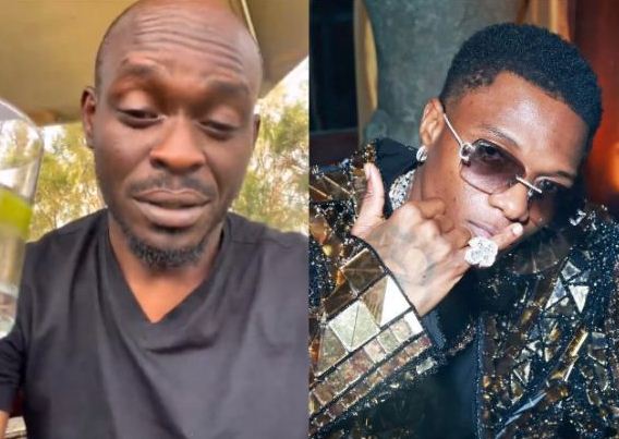 “You came from the gutter; craze man wey no know wetin be family”- Comedian, Mr Jollof slams Wizkid