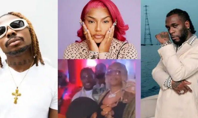 Asake and Stefflon Don spotted partying at club in Ghana