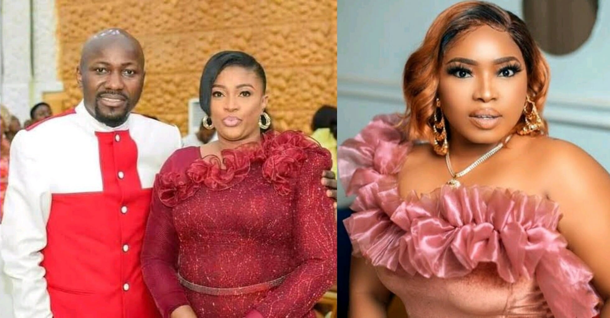 “I’ve been married to my husband for 19 years and he has never cheated”- Apostle Suleman’s wife tells Halima