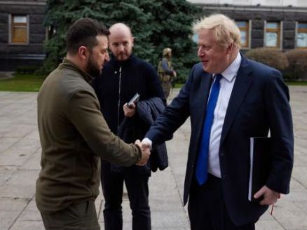 Former UK Prime Minister, Boris Johnson travels to Ukrainian capital Kyiv