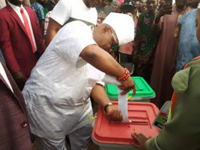 2023 Elections: Osun Governor, Adeleke votes, commends INEC on BVAS