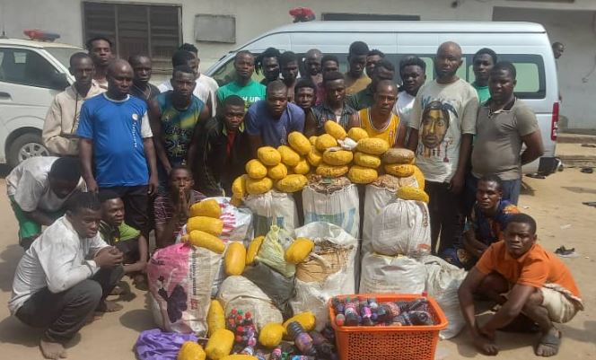 NDLEA arrest prophet, 76 others with illicit drugs in Mushin