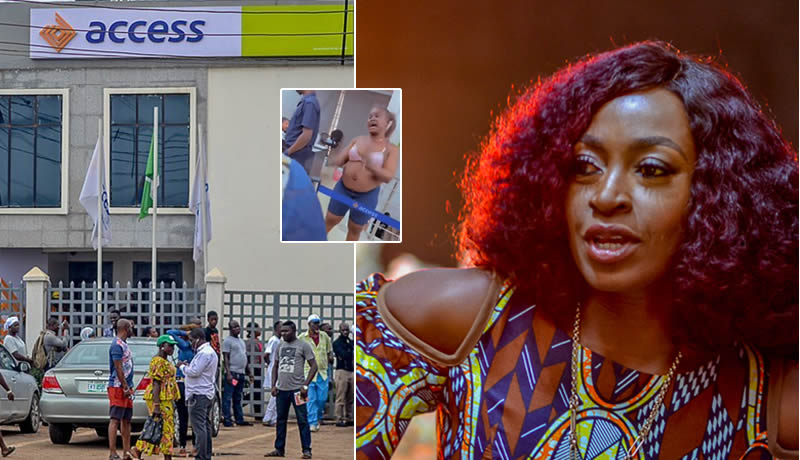 NEW NAIRA NOTES: Kate Henshaw reacts to video of woman naked in bank to close her account