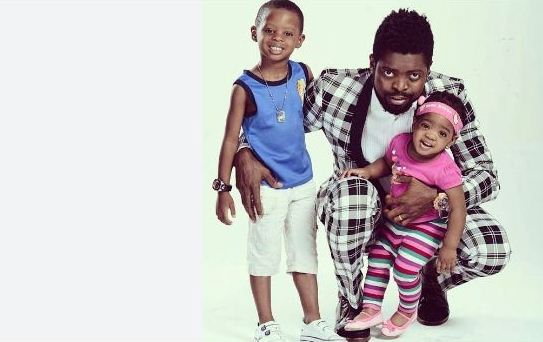 Weeks after divorce saga, Basketmouth reunites with his kids