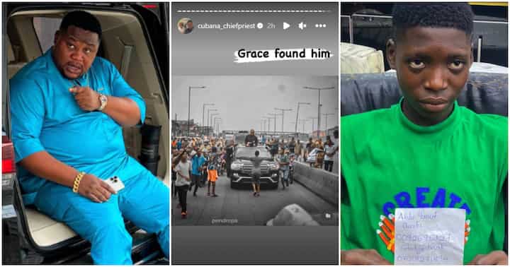 Cubana Chief Priest finally fulfils promise to boy in viral Peter Obi photo