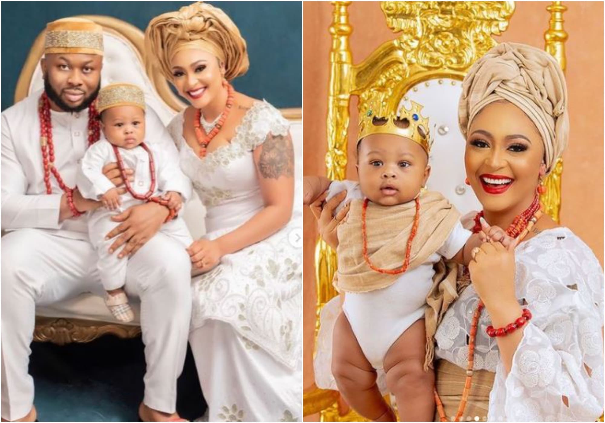 “I wake up everyday apologizing to my child for having you as his father”- Tonto Dikeh tells ex-hubby, Churchill