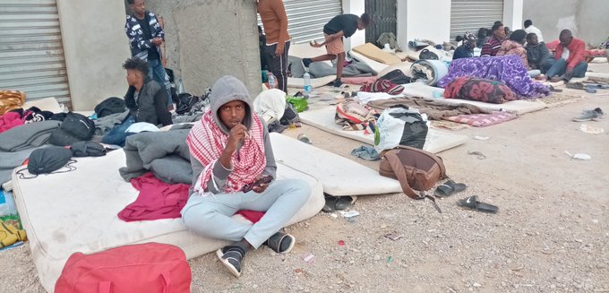 How migrants made homeless in Tunisia purge plead for help