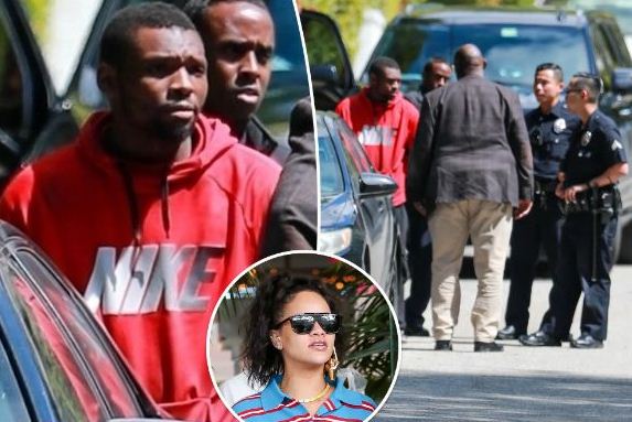 Cops storm Rihanna’s house as man shows up to propose