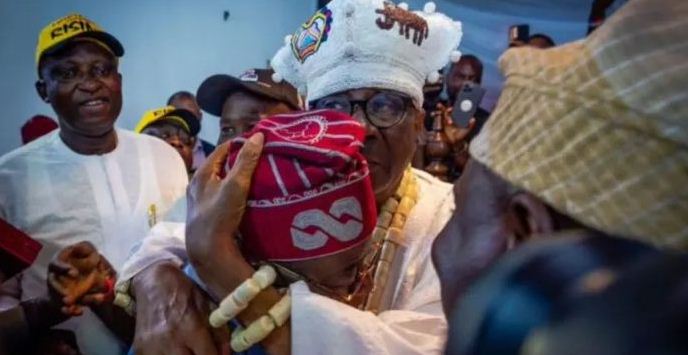 "I"ll work assiduously for Nigeria"- President-elect, Tinubu assures Oba Akiolu (PHOTOS) 
