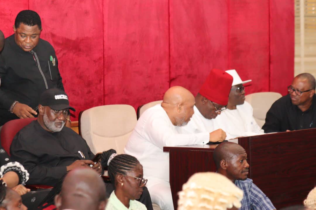 How Peter Obi arrived Appeal Court ahead of ruling on INEC’s request to reconfigure BVAS (PHOTOS)