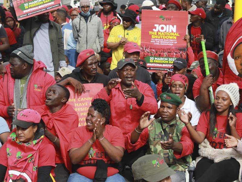 S. Africa: Hundreds hold ralllies to demand Ramaphosa’s resignation (PHOTOS)