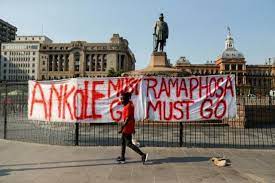 S. Africa: Hundreds hold ralllies to demand Ramaphosa's resignation (PHOTOS)