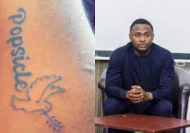“What will happen to his new tattoo?” -Netizens ask as Davido cut ties with Ubi Franklin