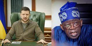 Ukraine president Zelensky congratulates Tinubu for his emergence as President-elect