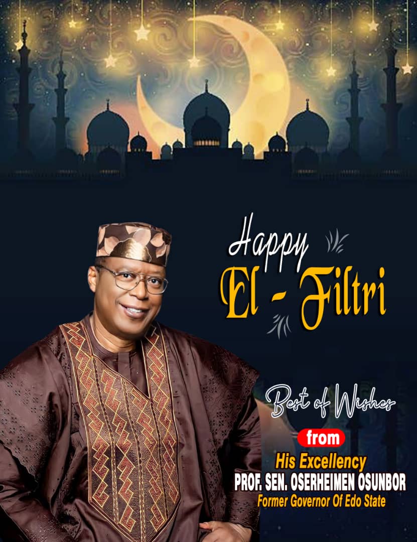 EID-EL-FITR Celebration: Osunbor felicitates with the Muslim community