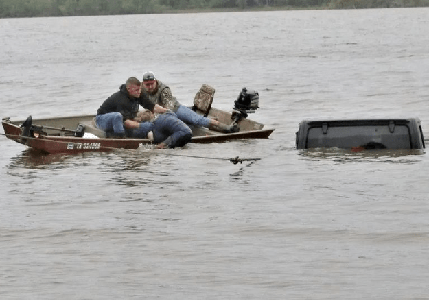 STRANGE! Missing lady found alive after 48hrs in drowned jeep
