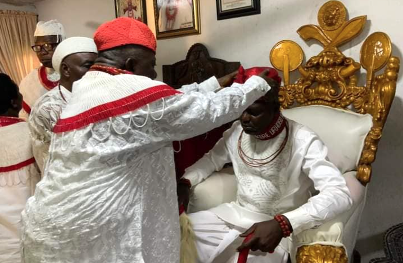 BREAKING: Eyekpimi crowned Orosuen of Okere Urhobo Kingdom