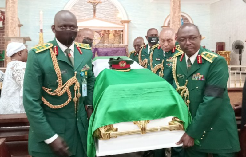 Former army spokesman, Texas Chukwu buried in Abuja