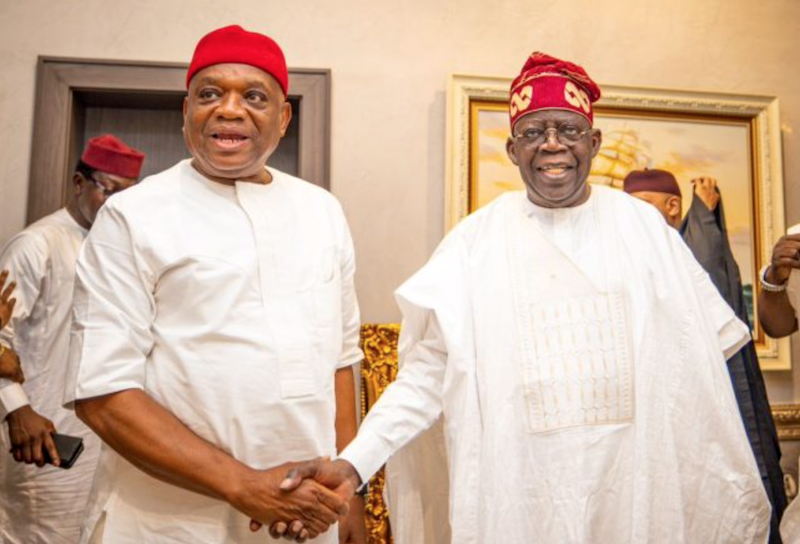 Senate Presidency race: Orji Kalu meets Tinubu behind closed door