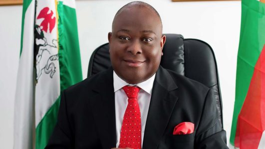 Sen. Izunaso meets Buhari, says he wants to be Senate President