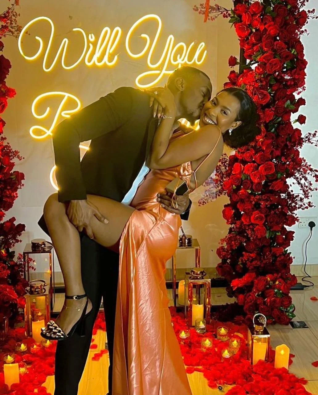 Viral engagement photo with Nini was a skit – Former BBNaija housemate, Saga