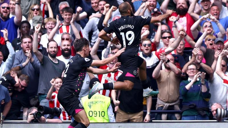 EPL: Brentford stun Tottenham in away win