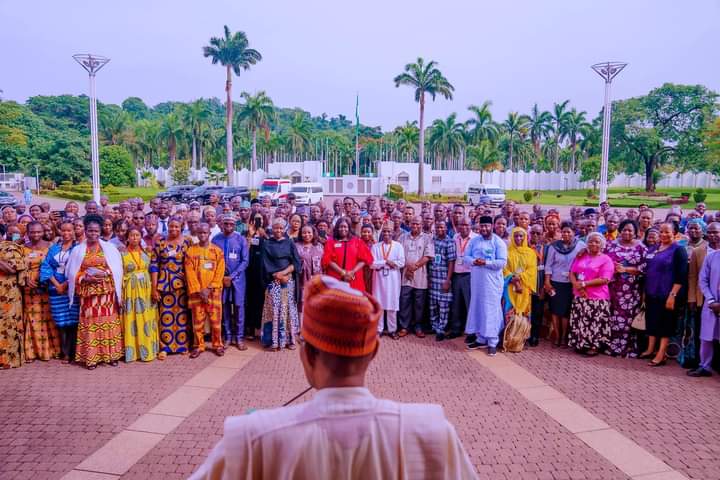 I am proud to say we gave Nigerians our best, says Buhari