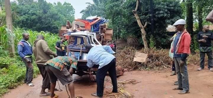 Woman banished from Enugu community for allegedly cheating on husband [PHOTOS]