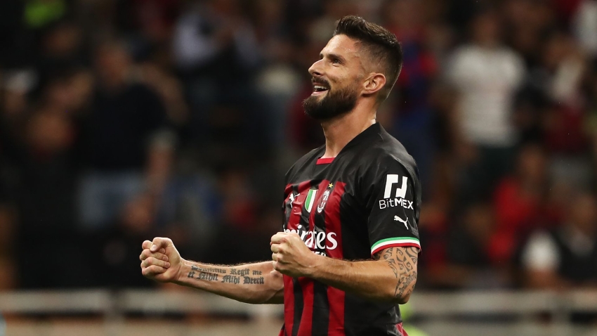 Giroud nets hat-trick as AC Milan thrash Sampdoria
