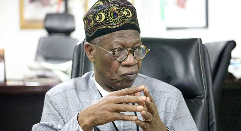Lai Mohammed reacts to Gov Matawalle’s call for EFCC probe