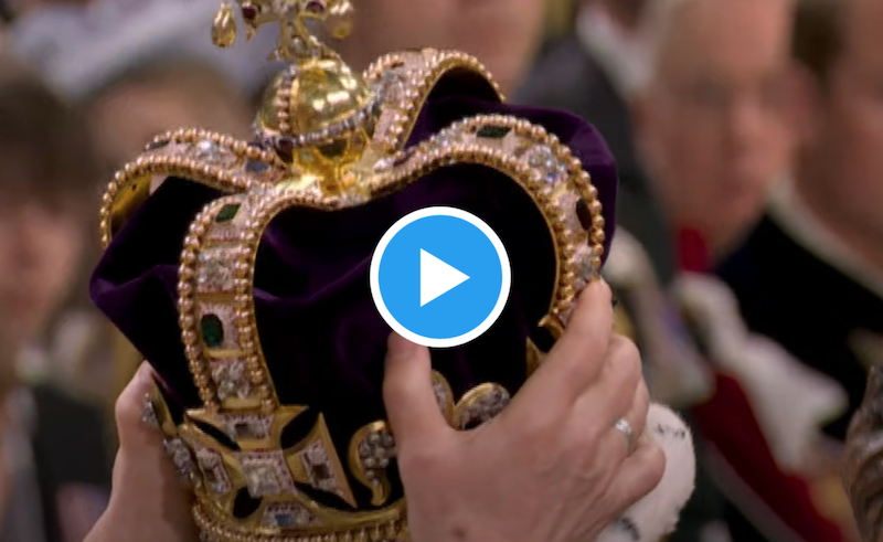 Coronation: Watch moment King Charles III was crowned [VIDEO]