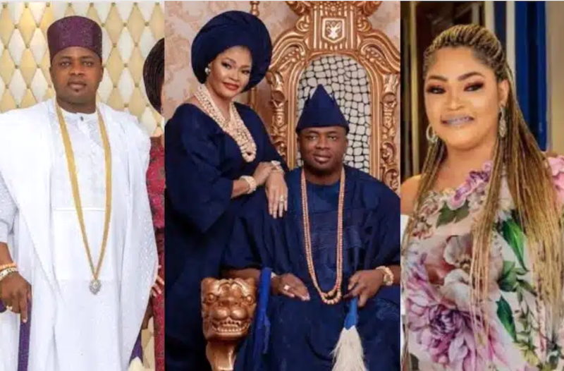Oba Elegushi reacts to Olori’s alleged “battle for life after BBL surgery”