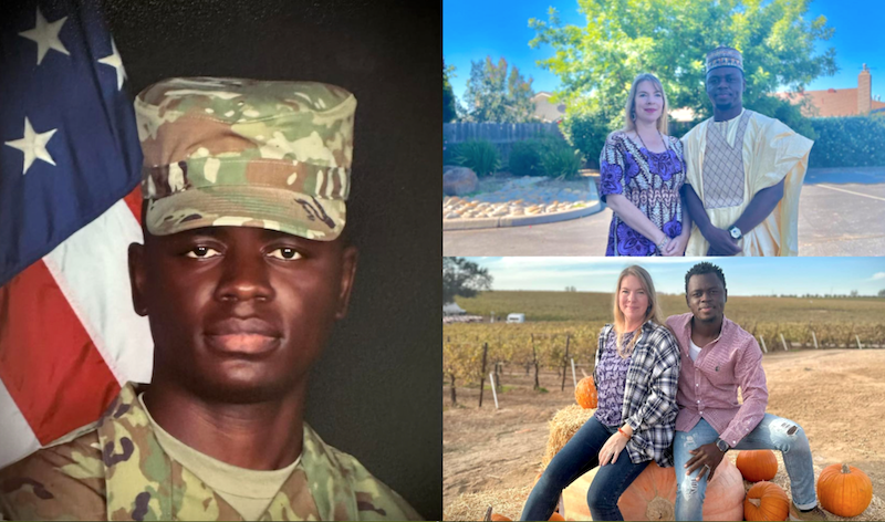 Shamed for marrying 49-year-old American, 26-year-old Nigerian joins US Army