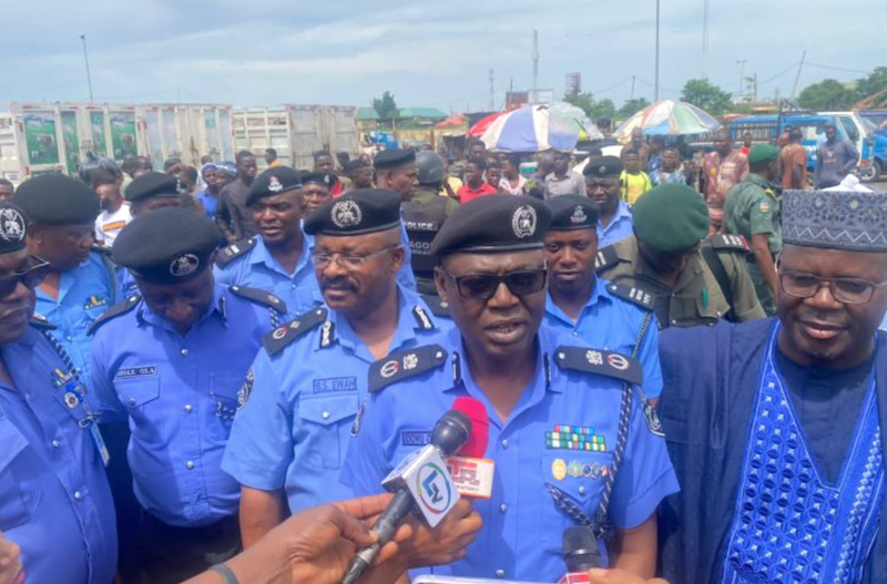 Lagos CP visits motorcyclist assaulted by police officers