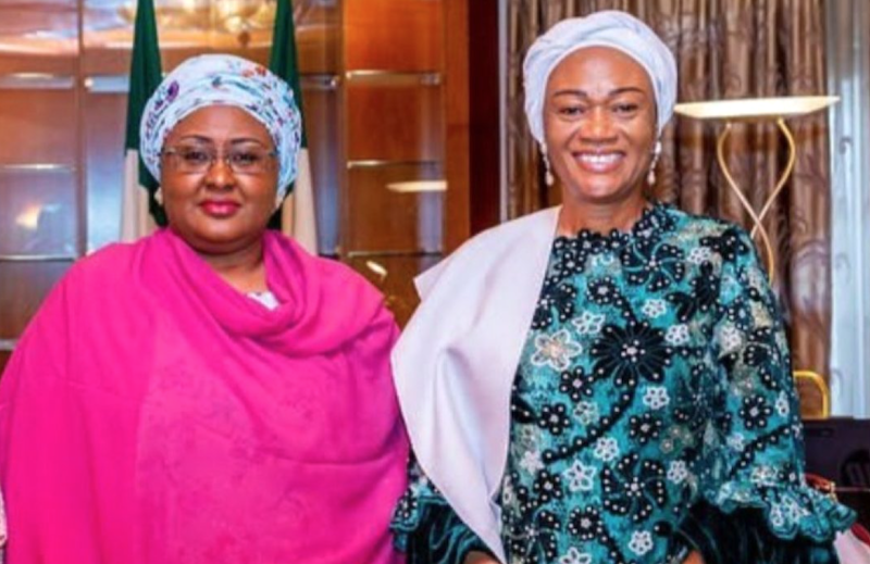 Aisha Buhari acquaints Mrs Tinubu with duties of First Lady